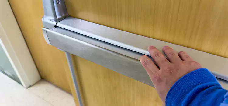 Installing a Push Bar on a Door St. Joseph